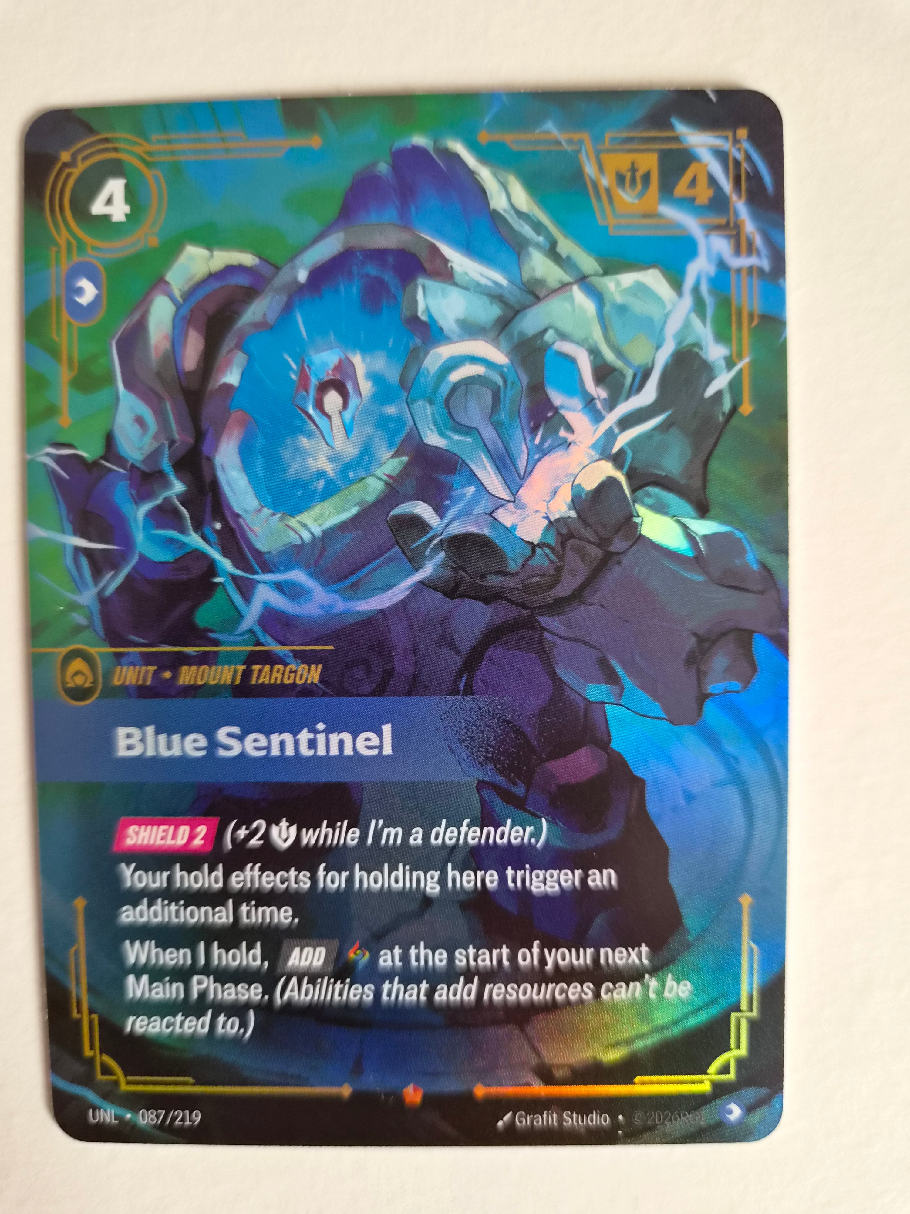 Blue Sentinel - Unit Mount Targon